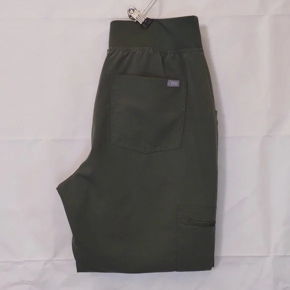 Figs High Waisted Zamora Jogger - Moss - Picture 6 of 12